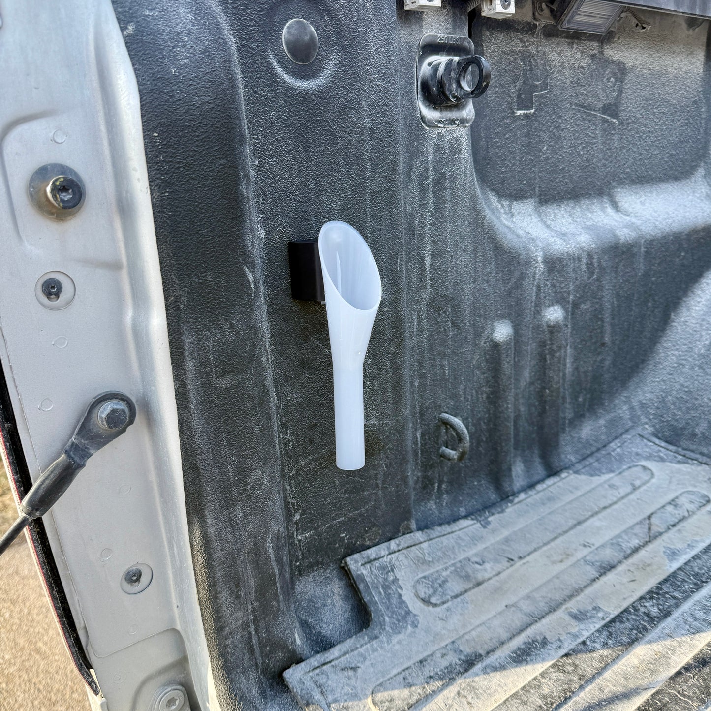 Magnetic Funnel Holder - Capless Fuel Door - Funnel Storage